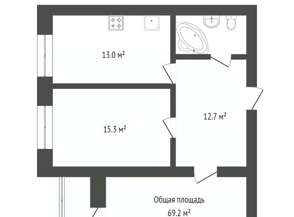 квартира г Новосибирск ул Пархоменко 102 Площадь Маркса фото 22