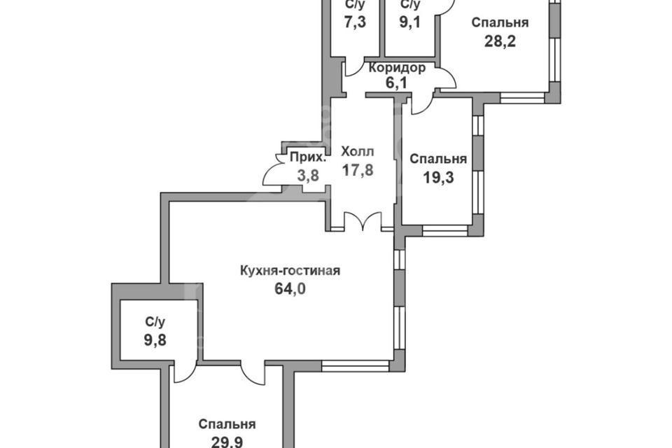 квартира г Москва ул Архитектора Власова 6 Юго-Западный административный округ фото 6