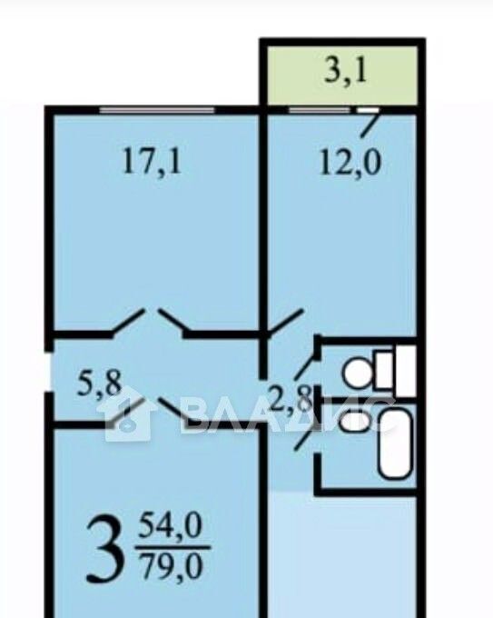 квартира г Москва метро Текстильщики б-р Волжский 13 фото 11