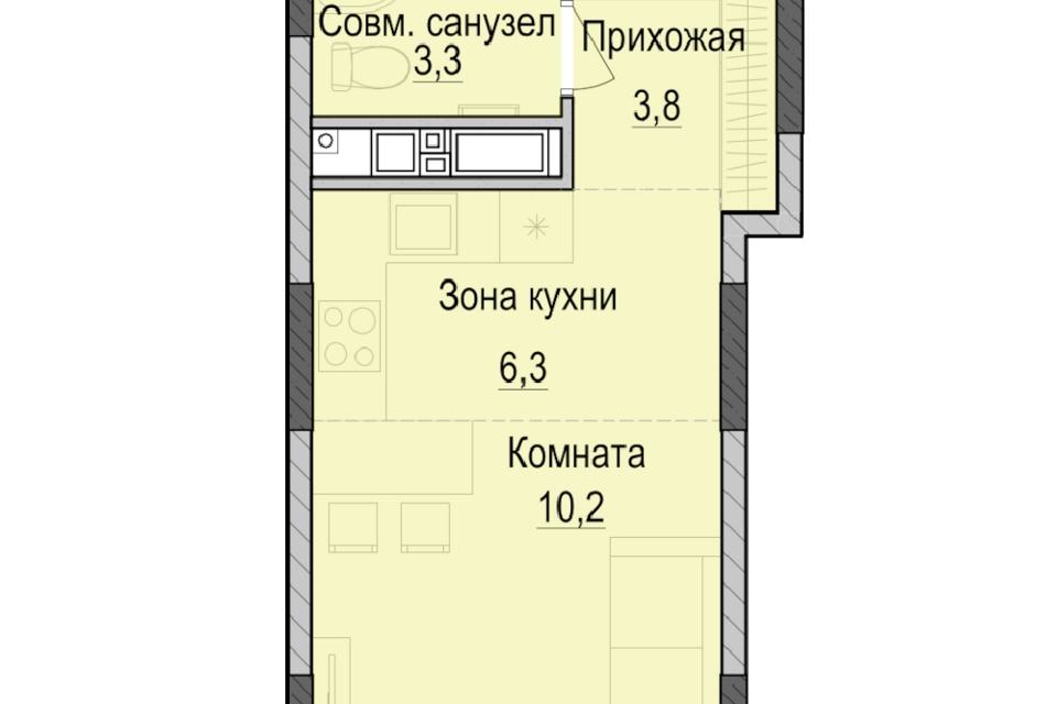 квартира г Казань ул Южно-Промышленная 7/1 Казань городской округ фото 1