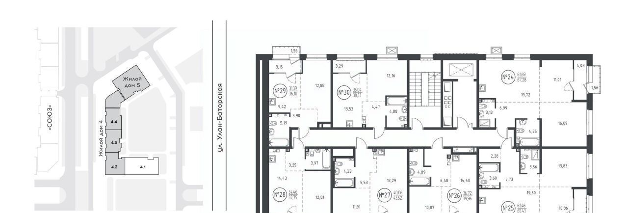 квартира г Иркутск р-н Свердловский ул Эдуарда Дьяконова 10 фото 3