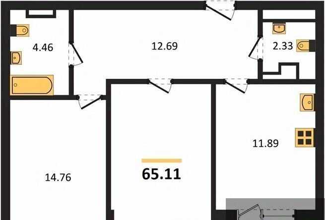 квартира г Воронеж р-н Центральный ул Ломоносова 116/1 фото 1