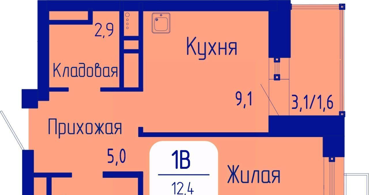 квартира г Красноярск р-н Октябрьский пр-кт Свободный фото 1