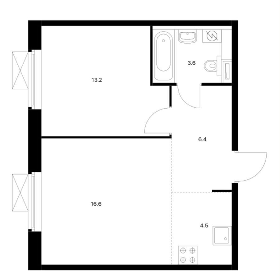 квартира г Москва метро Братиславская ул Люблинская 72ак/2 фото 19