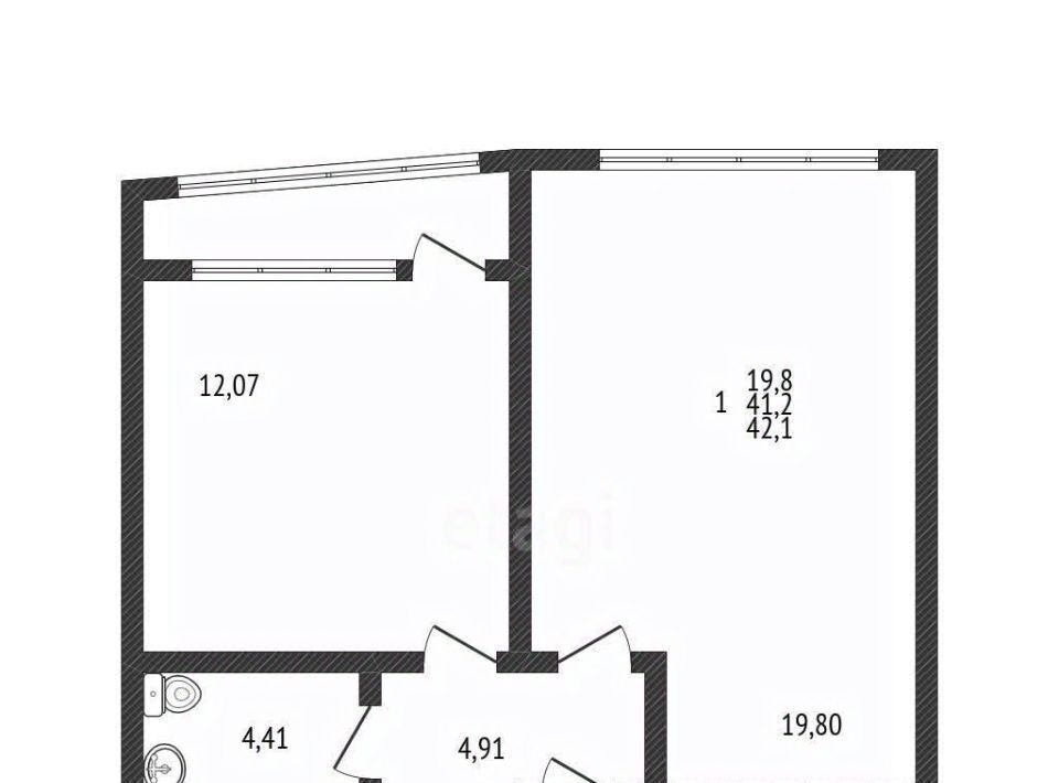 квартира г Краснодар р-н Карасунский ул Уральская 100/6 фото 1