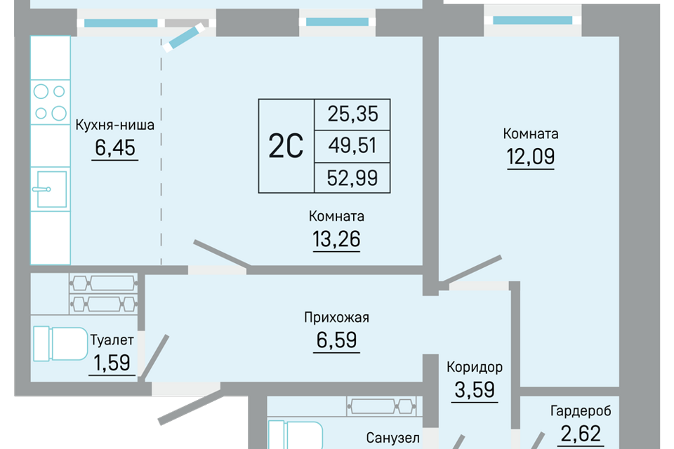 квартира г Пермь ул Автозаводская 5/1 Пермь городской округ фото 1