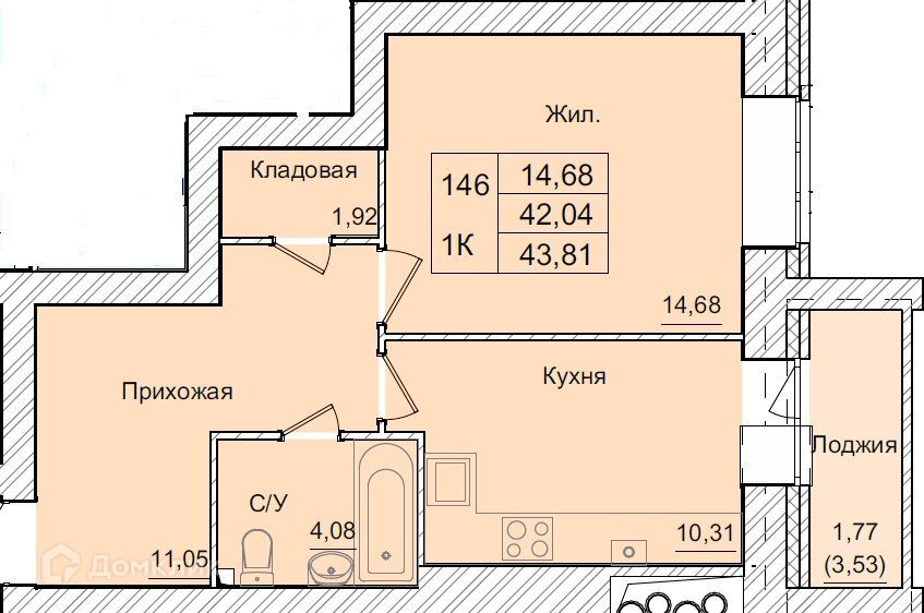 квартира г Калуга проезд 3-й Академический 10 городской округ Калуга фото 1