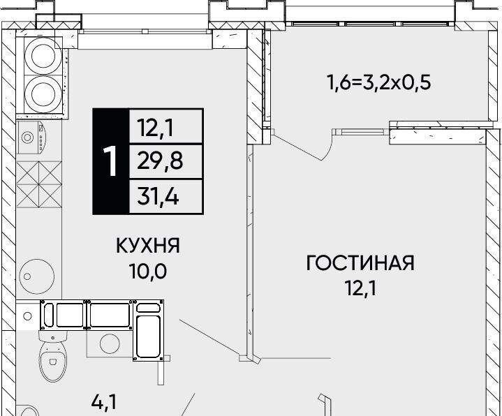 квартира г Ростов-на-Дону р-н Кировский ЖК Левобережье фото 1