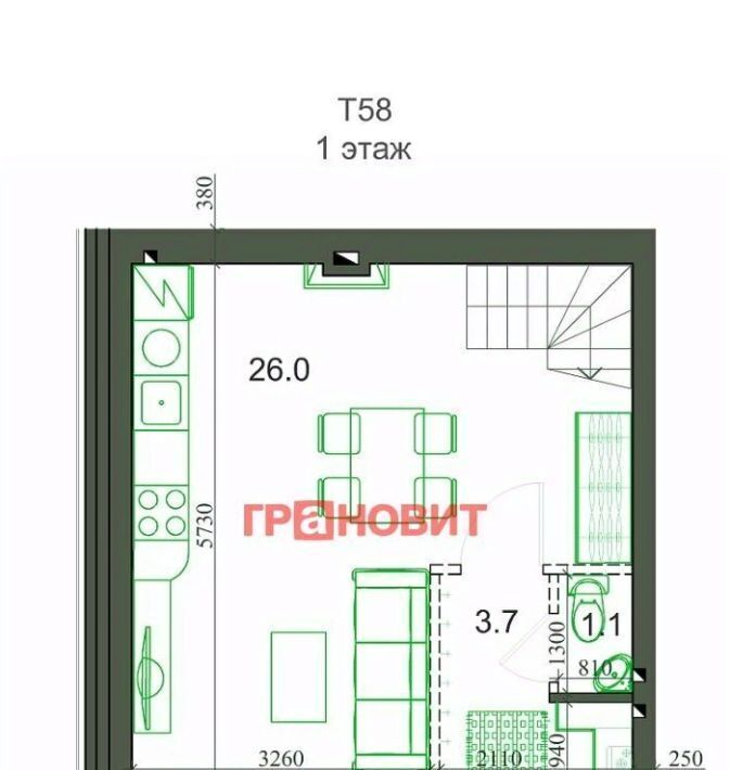 дом р-н Новосибирский с Новолуговое мкр Березки 2 5-й кв-л, 19/1/2 фото 2