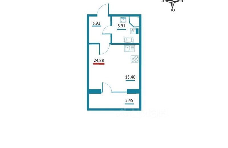 квартира р-н Всеволожский г Мурино ул Оборонная 33к/2 Девяткино фото 1