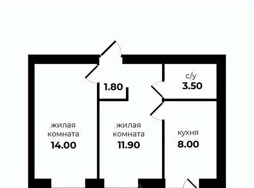 квартира р-н Шпаковский г Михайловск ул Антона Чехова 42 фото 1