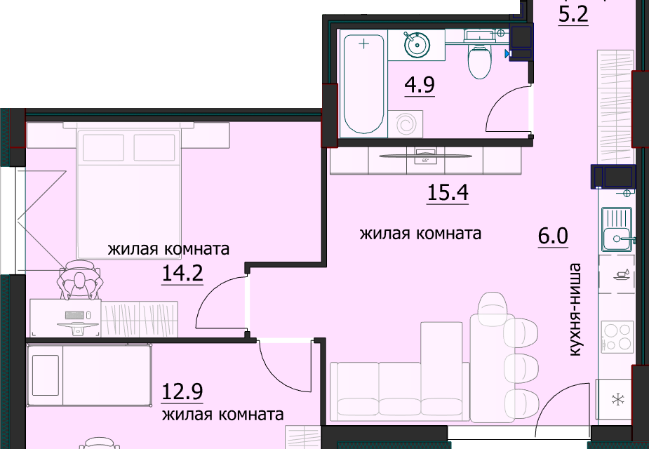 квартира г Киров ул Свободы 141 Киров городской округ фото 1