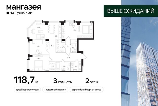 метро Тульская ЮАО Даниловский ЖК «Мангазея на Тульской» фото