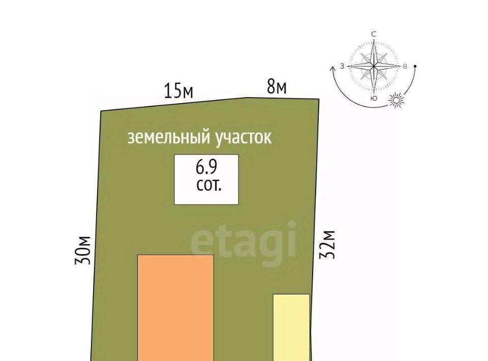 дом г Омск п Армейский ул Северная 1 р-н Ленинский Ленинский АО фото 22