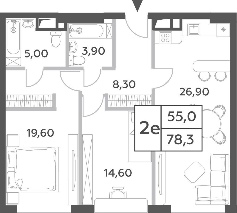 квартира г Москва метро Раменки ул Минская 1 ЖК WILL TOWERS муниципальный округ Раменки фото 1