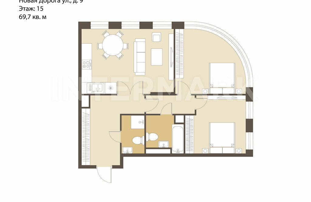 квартира г Москва метро Лефортово Бауманка ул Новая Дорога 9 ЖК Bauman House фото 1