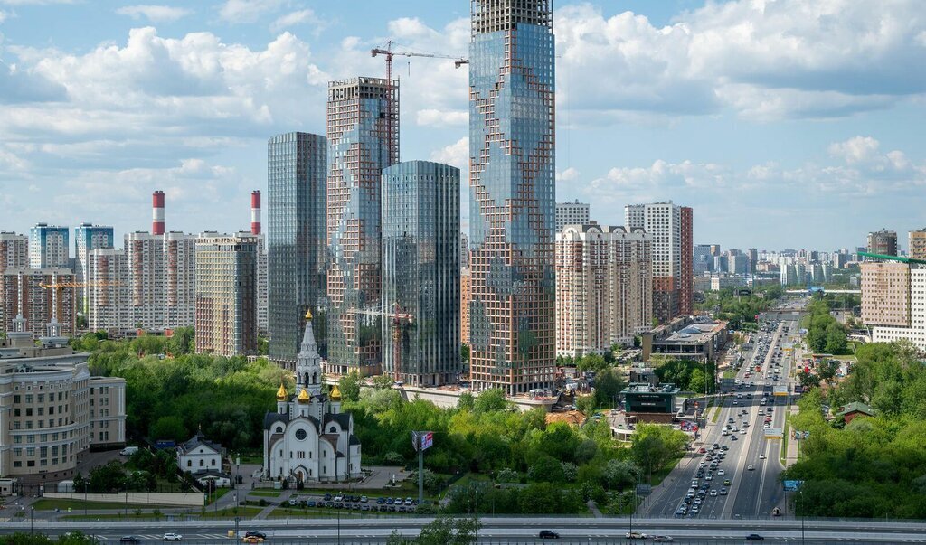 квартира г Москва метро Мичуринский проспект ЗАО Очаково-Матвеевское ЖК Левел Мичуринский к 2 фото 9