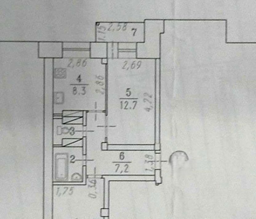 квартира г Омск р-н Кировский ул Перелета 14/1 Кировский АО фото 27