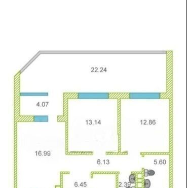 квартира г Тюмень р-н Калининский ул Московский тракт 83к/6 фото 4