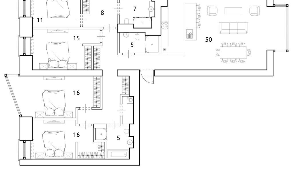 квартира г Санкт-Петербург метро Чкаловская наб Адмирала Лазарева 22 ЖК One Trinity Place округ Чкаловское, Петроградка фото 19