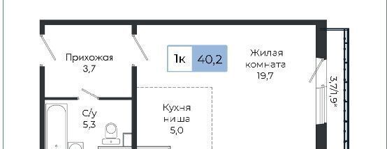 квартира г Красноярск р-н Октябрьский ул Норильская 1 ЖК Три слона фото 1