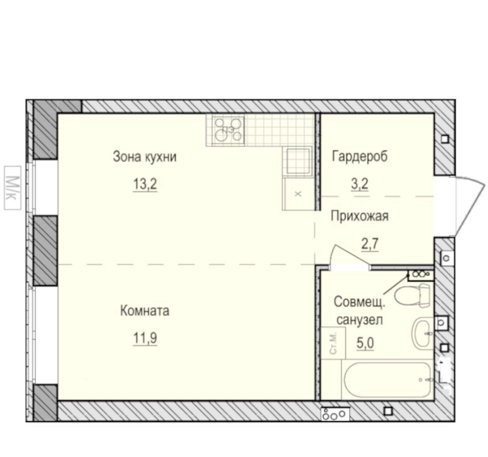 квартира г Ижевск ул Архитектора П.П.Берша 4 с. Первомайский фото 1