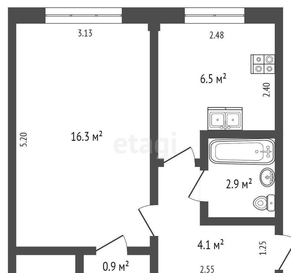 квартира г Петрозаводск р-н Сулажгора ул Жуковского 65 фото 21