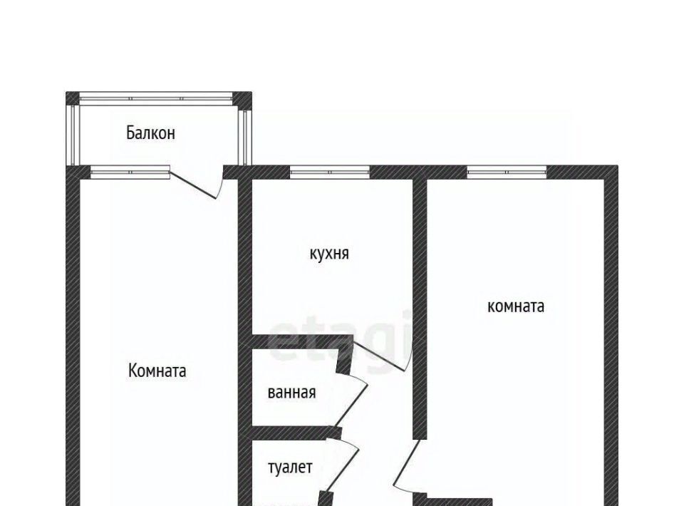 квартира г Белгород Западный ул Курская 6б фото 17