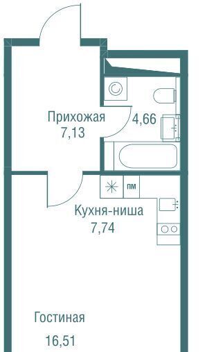 квартира г Одинцово ЖК «Одинбург» Одинцово фото 4
