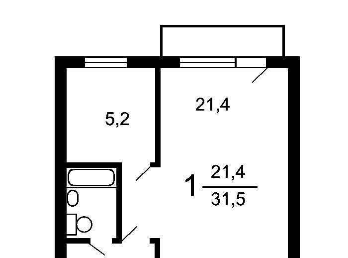 квартира г Москва метро Окружная ш Дмитровское 65к/1 фото 2