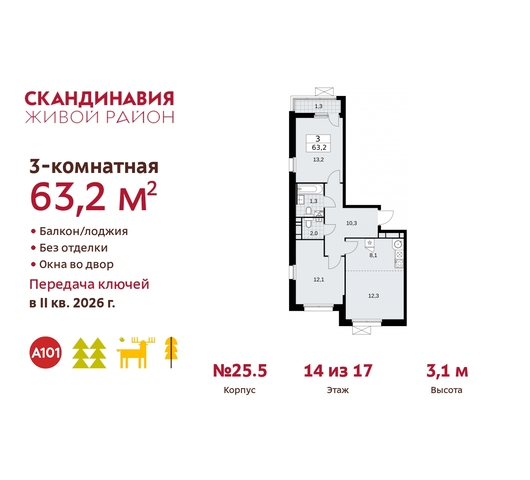 б-р Скандинавский 25/5 Сосенское, Бутово фото