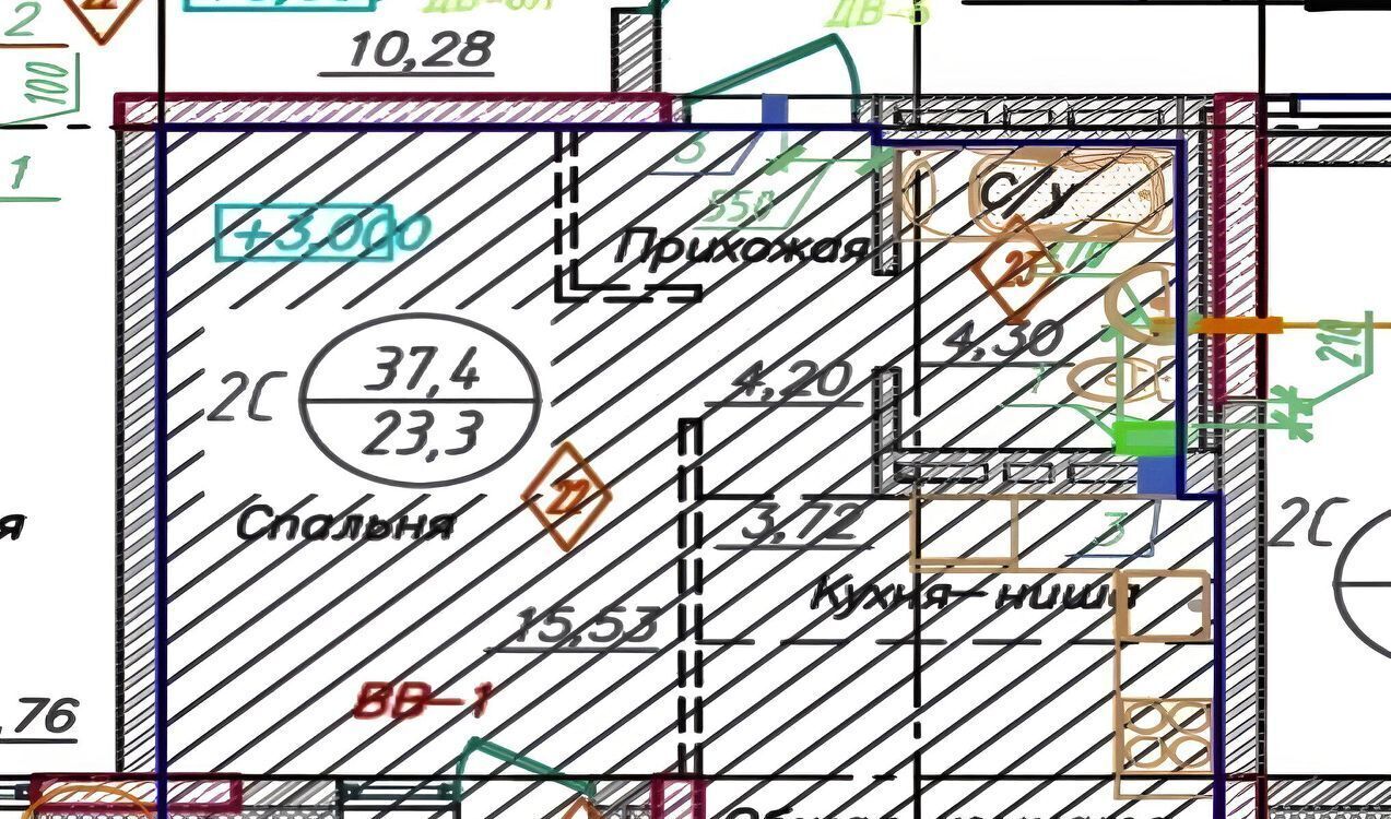 квартира г Новосибирск Октябрьская ул Московская 75 фото 9