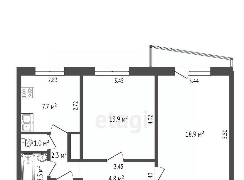 квартира г Ростов-на-Дону р-н Советский ул Еременко 60/4 фото 2