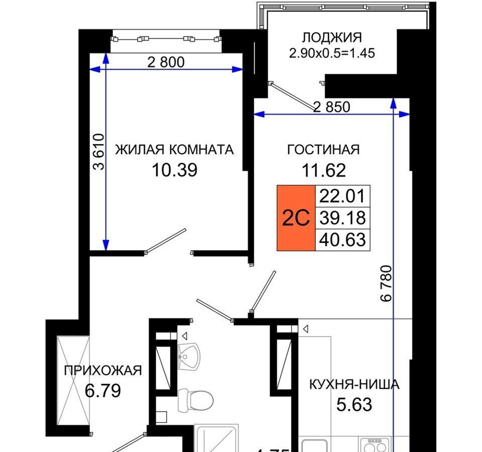 квартира г Ростов-на-Дону р-н Октябрьский пер Элеваторный ЖК «Октябрь Парк» поз. 2. 1 фото 2