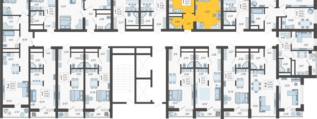 квартира г Сочи р-н Хостинский ЖК «Кислород» 12 Хостинский район фото 2