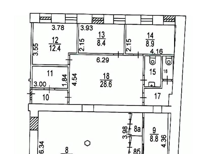 свободного назначения г Москва ЦАО б-р Новинский 1/2 фото 2