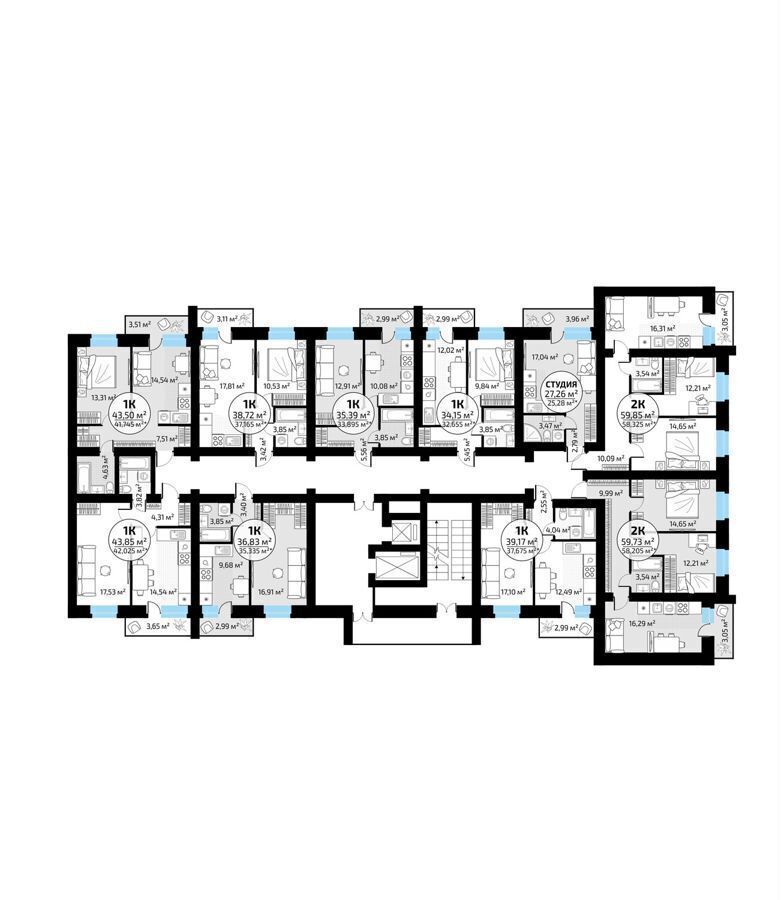 квартира г Самара п Мехзавод кв-л 1 р-н Красноглинский секц. 68-71 фото 4