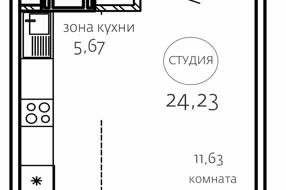 квартира г Челябинск р-н Курчатовский Парковый городской округ Челябинск, Маршала Чуйкова, 28 стр фото 1