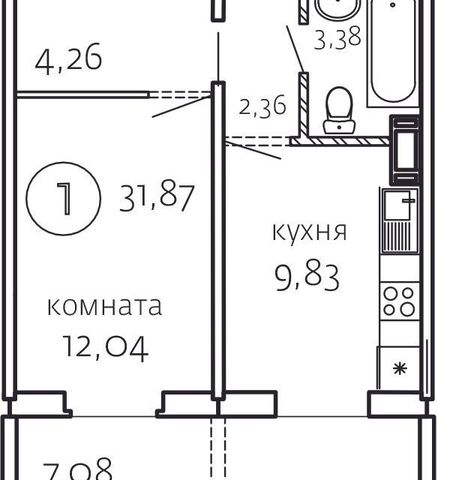 р-н Курчатовский Парковый городской округ Челябинск, Маршала Чуйкова, 28 стр фото