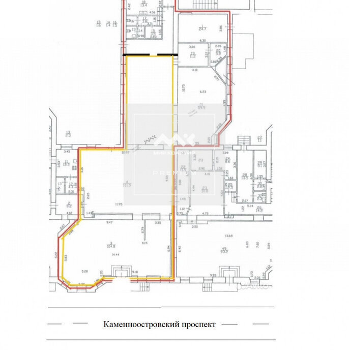 свободного назначения г Санкт-Петербург метро Петроградская пр-кт Каменноостровский 26/28 округ Кронверкское, Петроградка фото 12