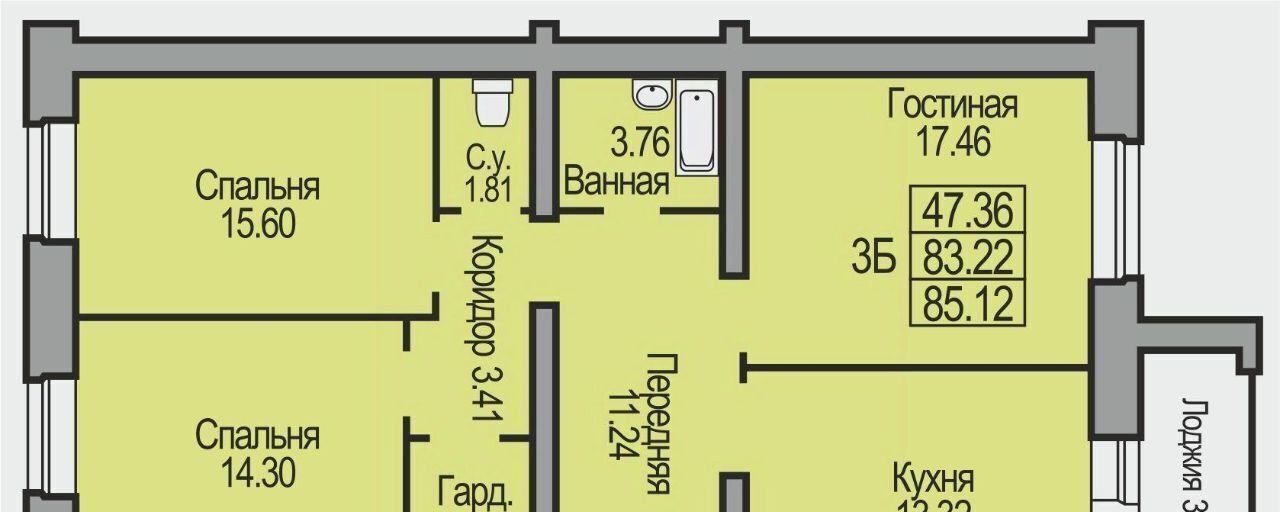 квартира г Бердск ул Салаирская 10 фото 1