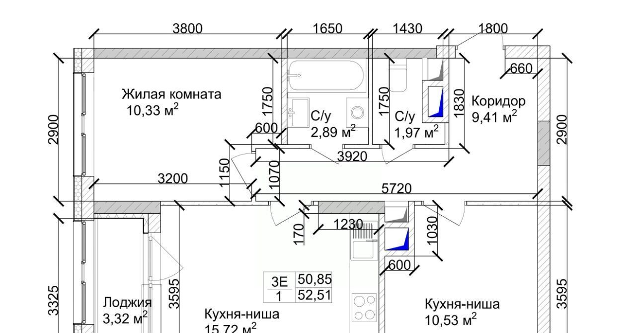 квартира г Кемерово р-н Заводский 15-й микрорайон Южный фото 4