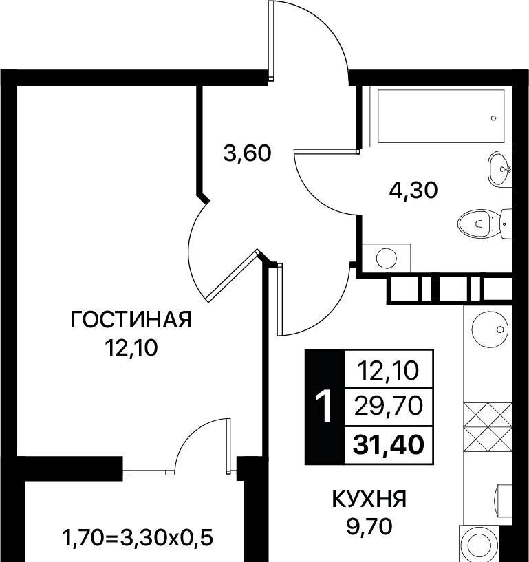 квартира г Ростов-на-Дону р-н Первомайский ул Берберовская 11 умный квартал «Полет» з/у 17, корп. 2 фото 1