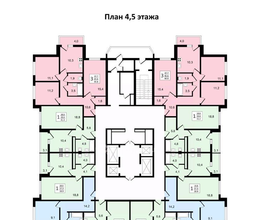 квартира г Воронеж р-н Коминтерновский пр-кт Московский 179/14 фото 24
