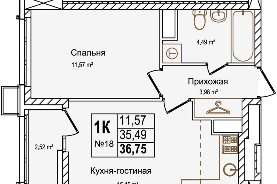 квартира г Нижний Новгород р-н Московский Нижний Новгород городской округ, Красных Зорь, 23д фото 1