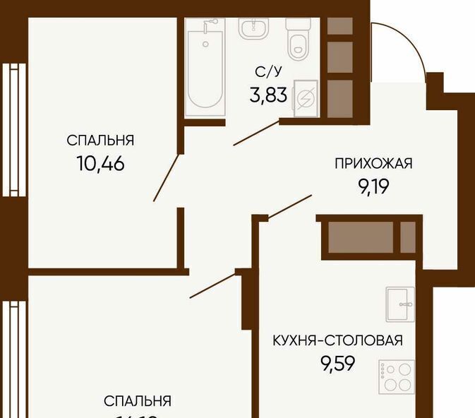 квартира г Екатеринбург Ботаническая Вторчермет ул Ляпустина жилрайон фото 1