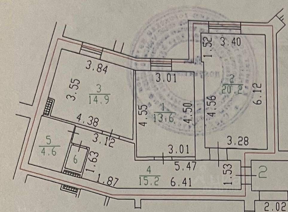 квартира г Санкт-Петербург р-н Фрунзенский пер Шипкинский 3/1 Балканский округ, Ленинградская область фото 16