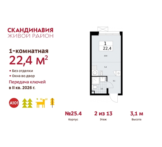 б-р Скандинавский 25/4 жилой район «Скандинавия» Сосенское, Бутово фото