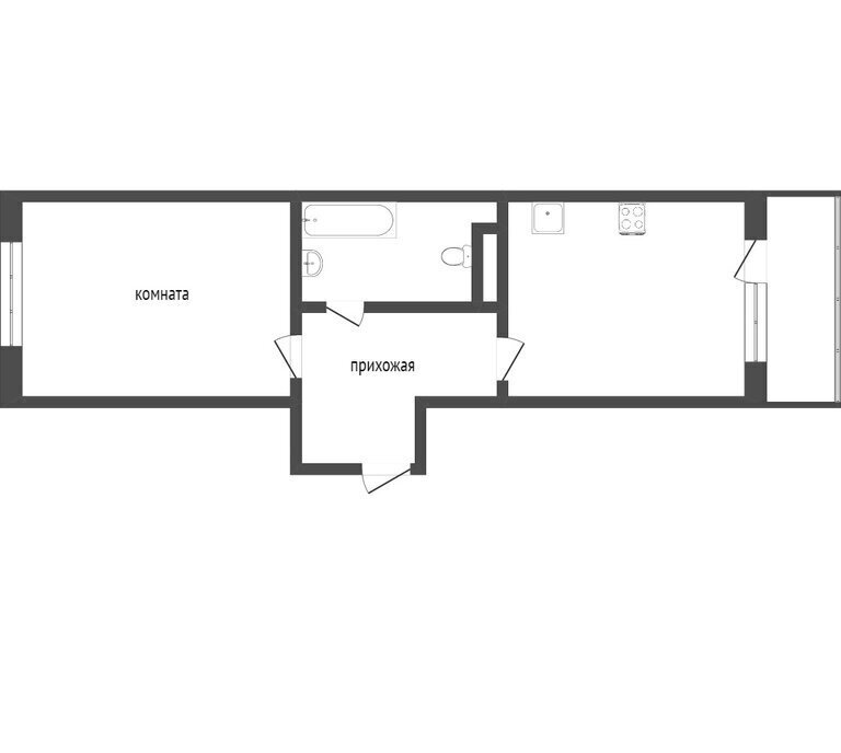 квартира г Омск ул Крупской 13/1 Кировский АО фото 12