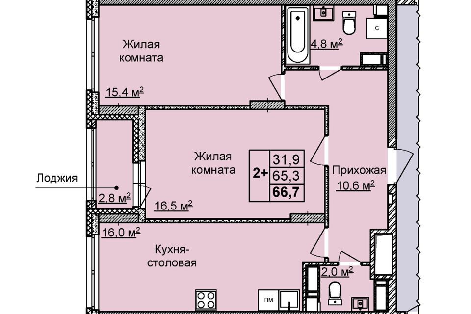 квартира г Нижний Новгород р-н Советский ул Первоцветная 3 Нижний Новгород городской округ фото 1